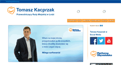 Desktop Screenshot of kacprzak.platforma.org