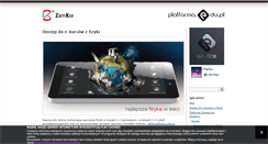 Desktop Screenshot of platforma.edu.pl