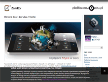 Tablet Screenshot of platforma.edu.pl