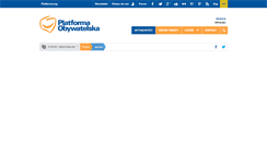 Desktop Screenshot of opolski.platforma.org