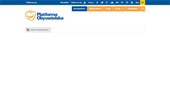 Desktop Screenshot of platforma.org