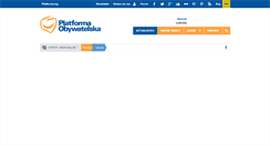 Desktop Screenshot of lubuski.platforma.org