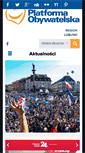 Mobile Screenshot of lubuski.platforma.org