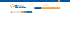 Desktop Screenshot of czestochowa.platforma.org
