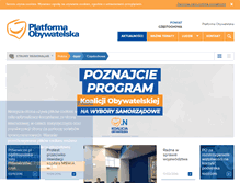 Tablet Screenshot of czestochowa.platforma.org