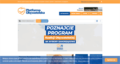 Desktop Screenshot of pomorski.platforma.org