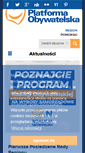 Mobile Screenshot of pomorski.platforma.org