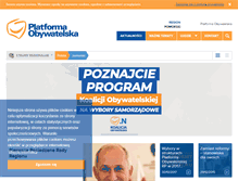 Tablet Screenshot of pomorski.platforma.org